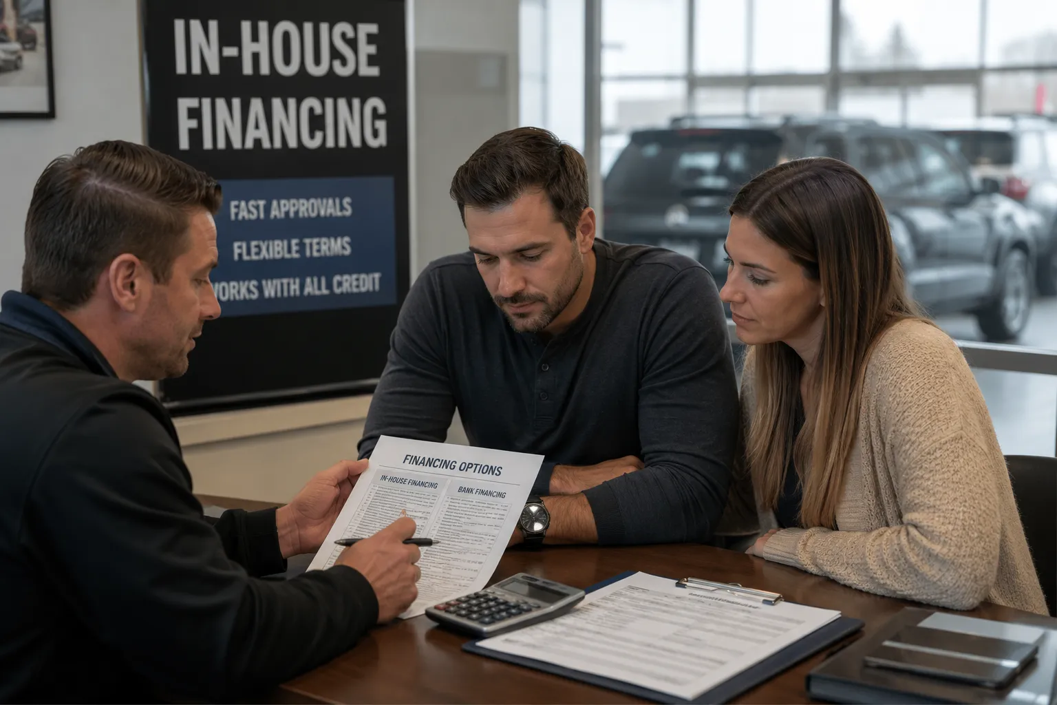 How Does In-House Financing Work at Used Car Dealerships?
