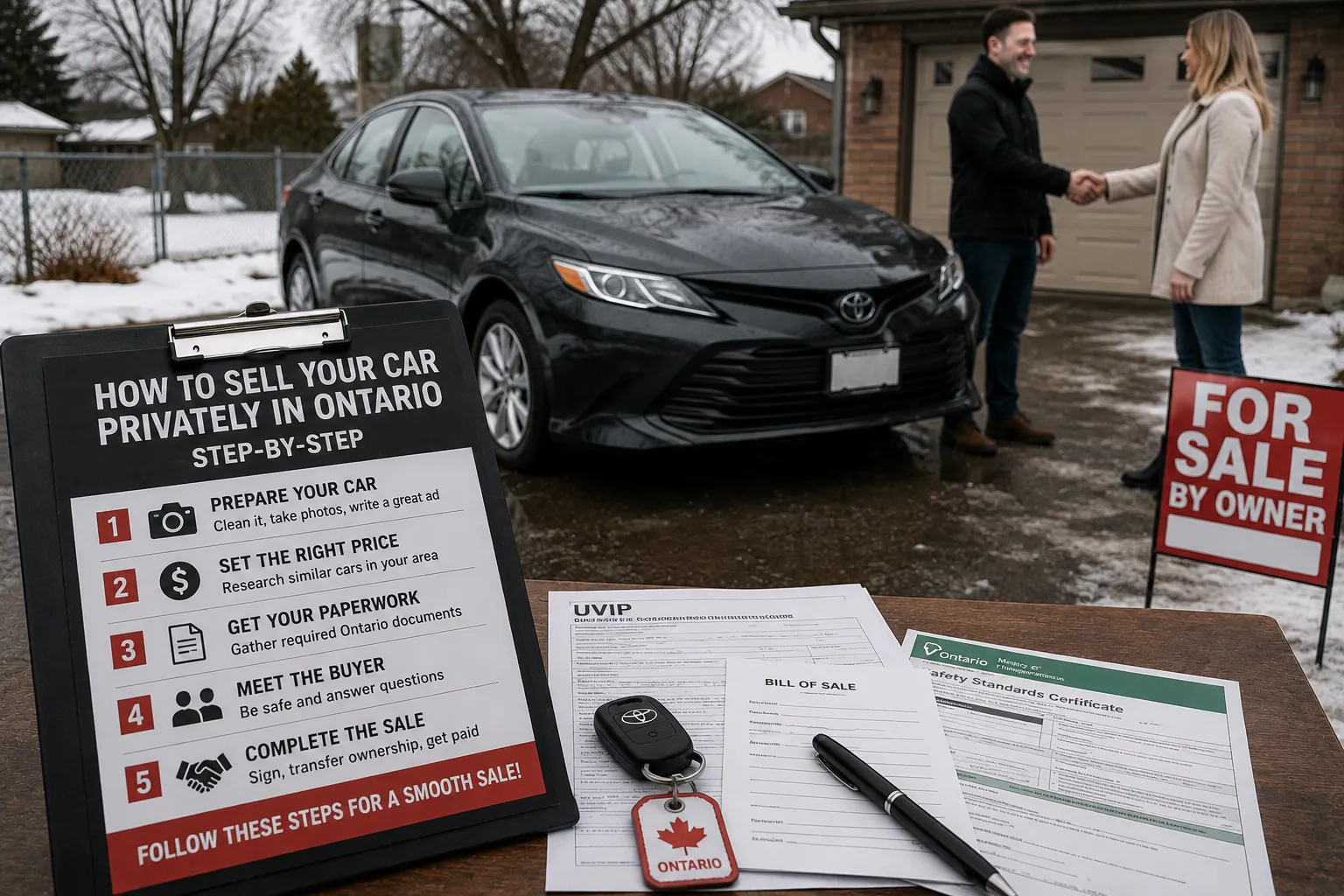 How to Sell Your Car Privately in Ontario: Step-by-Step